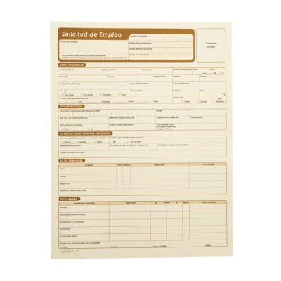 [7503006690372] SOLICITUD DE EMPLEO STRIKE ISI 200