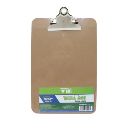 TABLA CLIP ESQUELA MDF VIDI TC-E