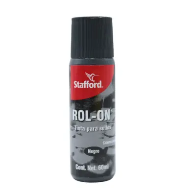 [7501449715010] TINTA PARA SELLO NEGRO 60ML STAFFORD