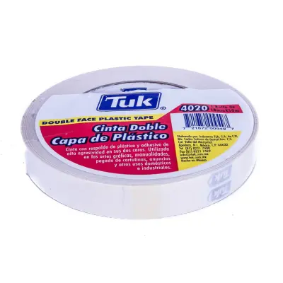 [721672009497] TUK DOBLE CAPA CINTA 18X50 PLASTICO 4020