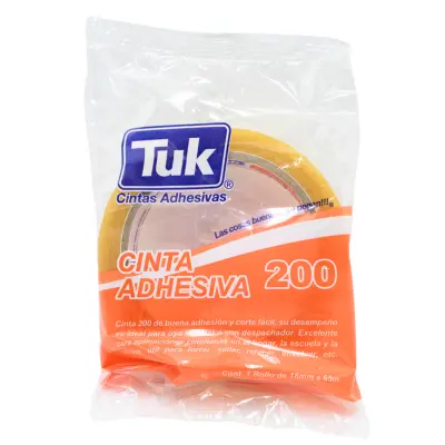 CINTA TRANSPARENTE 18X65 TUK 200