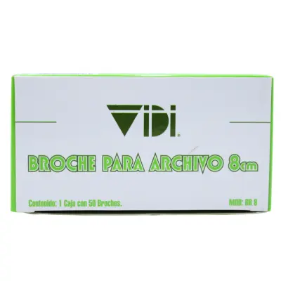 BROCHE P/ARCHIVO 8 CM VIDI BR8