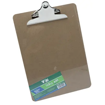[7502268250942] TABLA CLIP CARTA MDF VIDI TCC