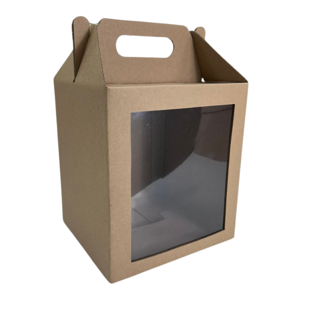 [EDR011] LONCHERA C/VENTANA ACETATO 20X18X22 CARTON