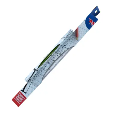 [7501174990829] ESCALIMETRO BACO PLASTICO RG021 30CM C/MINI