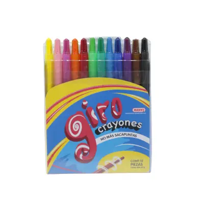 [7502285231467] CRAYONES GIRABLES C12 MANNY MN-PCG