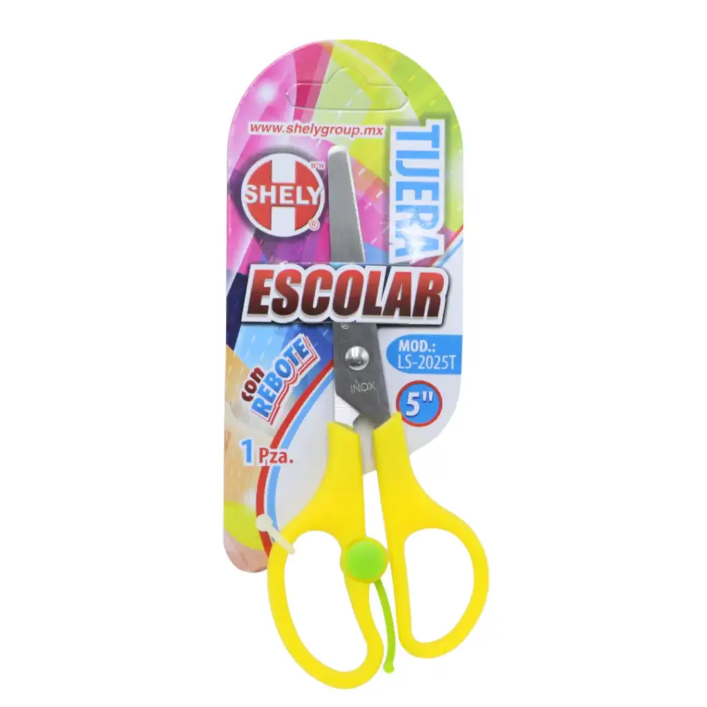 [7502276785597] TIJERA ESCOLAR 5" REBOTE SHELY LS-2025T