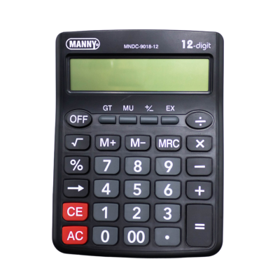 CALCULADORA ESCRITORIO 12 DIG MANNY MNDC-9018-12