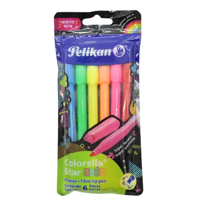 PLUMIN NEON C6 PELIKAN COLORELLA STAR