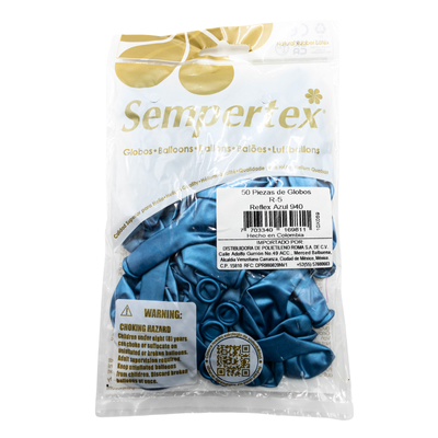 GLOBOS SEMPERTEX 5 REFLEX AZUL C50
