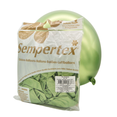 GLOBOS SEMPERTEX 12 REFLEX VERDE LIMA C50