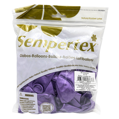 [7703340169767] GLOBOS SEMPERTEX 12 REFLEX VIOLETA C50