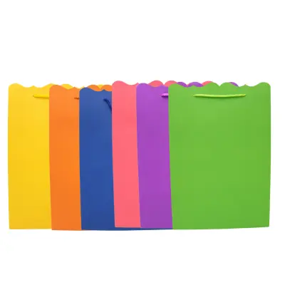 BOLSA REGALO GDE KRAFT COLORES VELSA