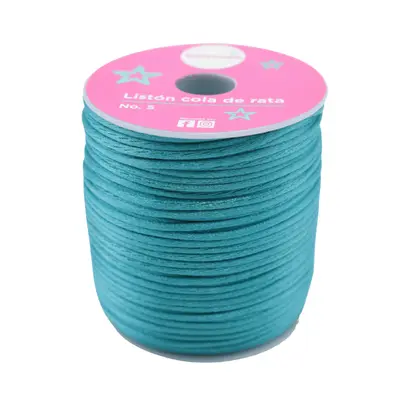 LISTON COLA DE RATA AZUL TURQUEZA 100M SED