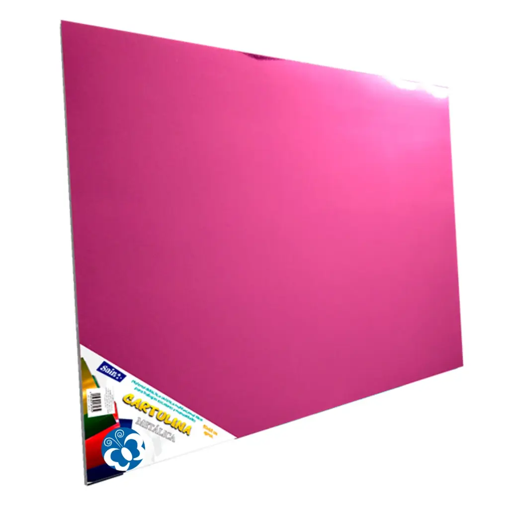 CARTULINA METALICA FUCSIA 09 50X65