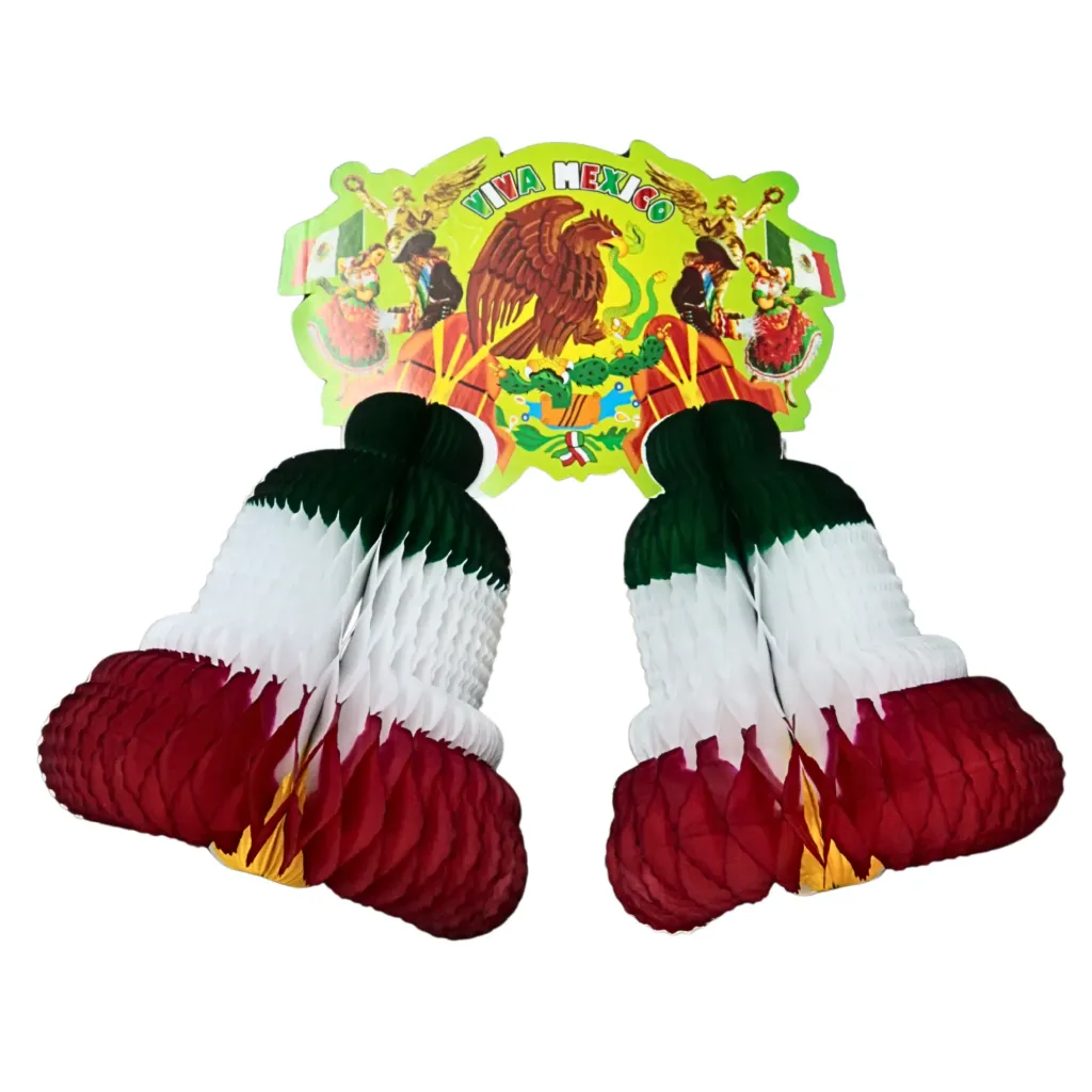 PATRIO CAMPANA DOBLE TRICOLOR #2 17 CM