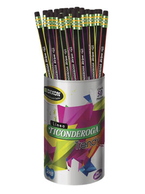 [7501147411115] LAPIZ TICONDEROGA NEON C6 BL DIXON