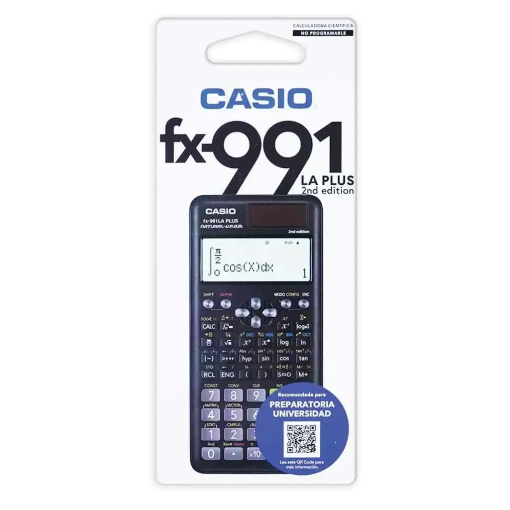 [4549526609008] CALCULADORA CIENTIFICA CASIO FX-991LA PLUS 417 FUNC