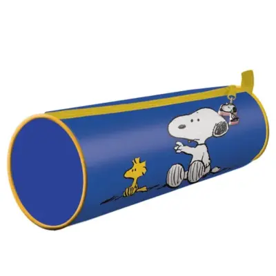 ESTUCHE LAPICES CILINDRICO SNOPPY AZUL
