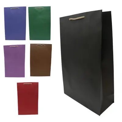 [AYR061005] BOLSA REGALO GDE KRAFT PINTADA