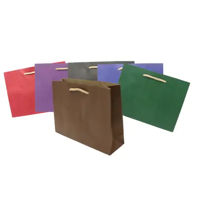 [AYR061011] BOLSA REGALO CH KRAFT HORIZONTAL PINTADA