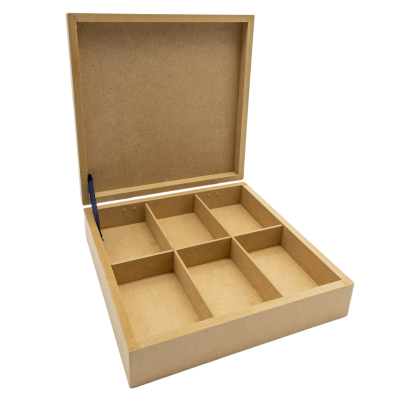 [7502293387781] CAJA C/TAPA Y DIVISION 24X24X6 MADERA