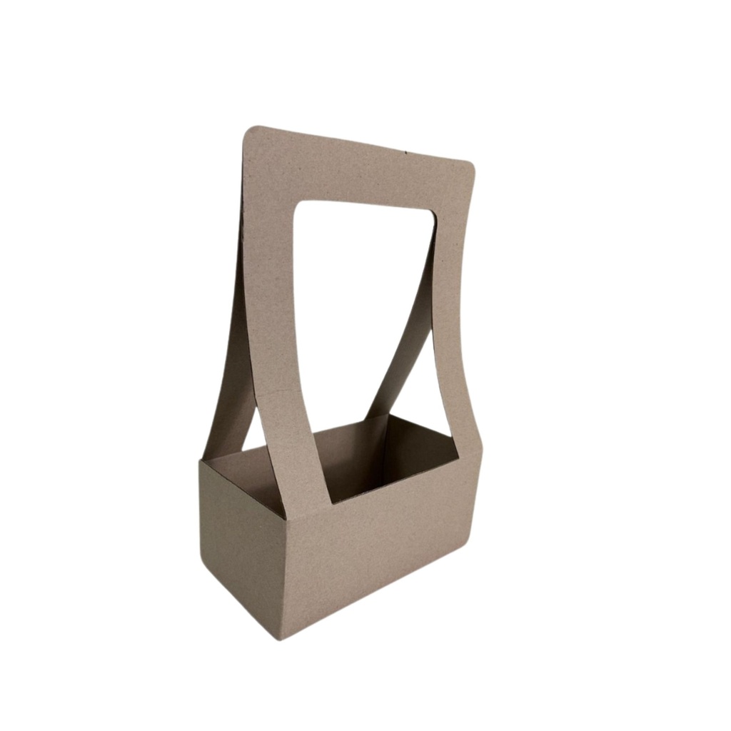 [EDR001] CAJA CARTON CANASTA #1 23X12X35.5 KRAFT BOX
