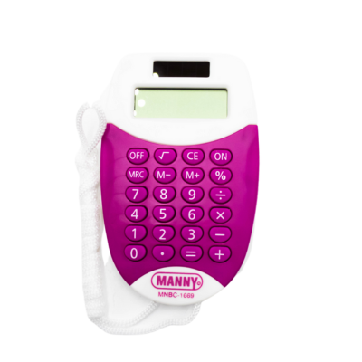 CALCULADORA BOLSILLO 8DIG MANNY MNBC-1669