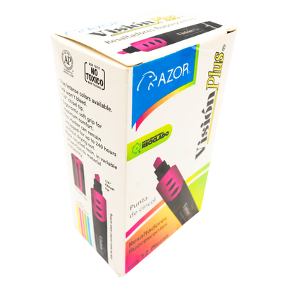 [C7501428701379] CAJA MARCATEXTOS VISION PLUS ROSA 2600RS