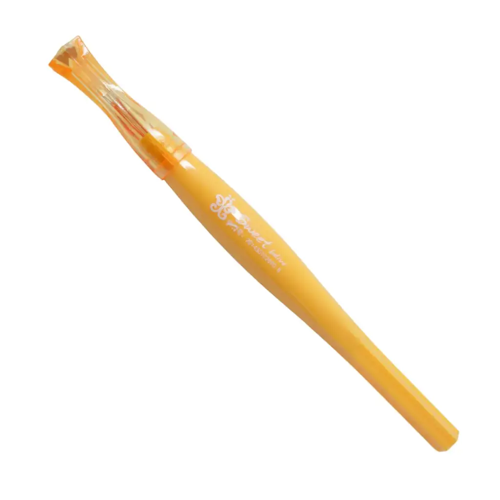 PLUMA GEL DIAMANTE FINO 0.5MM NARANJA