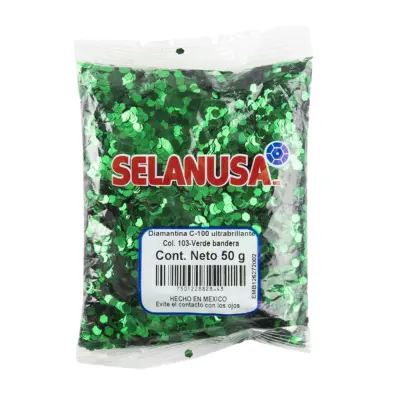 [7501228807691] DIAMANTINA MED VERDE BANDERA 50GR SELANUSA 103