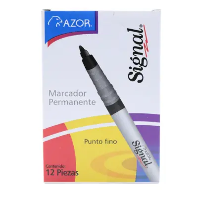 [7501428700419] MARCADOR PERMANENTE FINO NEGRO SIGNAL