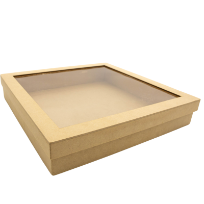 CAJA REGALO MICA 30X30X5.5CM MADERA