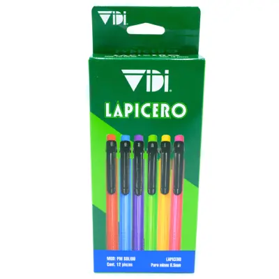 [7502268251284] LAPICERO 0.5MM COLORES SOLIDOS PM SOLIDO VIDI