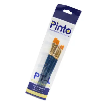 [7501994032693] PINCELES TAKLON DORADO SET C5 PINTO PT-L
