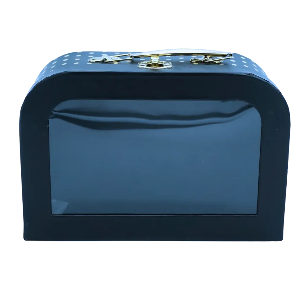 [MA4951] RB CAJA BLACK & DOTS BRIEFCASE #1