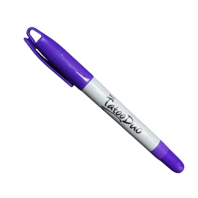 [7501174917185] MARCADOR PERMANENTE FINO DUO MORADO BACO TATOO