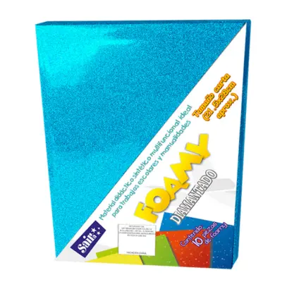 [6922052720160] FOMIX CARTA DIAMANTADO  (AZUL PASTEL G16)