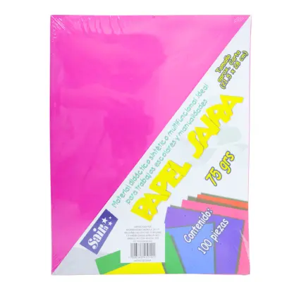 [7502212151714] HOJA COLOR SAIRA (ROSA FLUO 01)