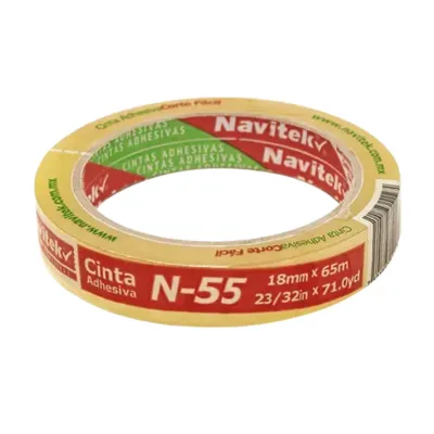 [7501887511274] CINTA TRANSPARENTE 18X65 NAVITEK N-55