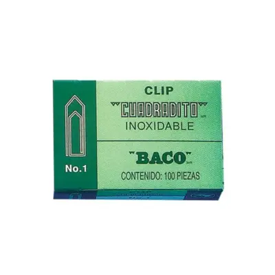 [7501174912067] CLIP BACO (#1 CUADRADO C100)