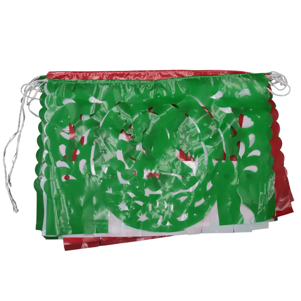 PATRIO ENRAMADA 1/4 PLASTICO VIVA MEXICO TRICOLOR 33x23cmx4.5m