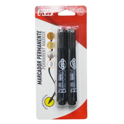 [7502005169797] BLISTER MARCADOR PERMANENTE NEGRO C/2 IKW
