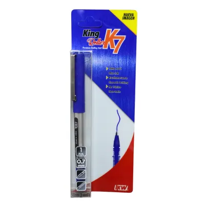 [7502005169070] BLISTER PLUMA IKW FINO 0.7MM AZUL ROLLER K7 907