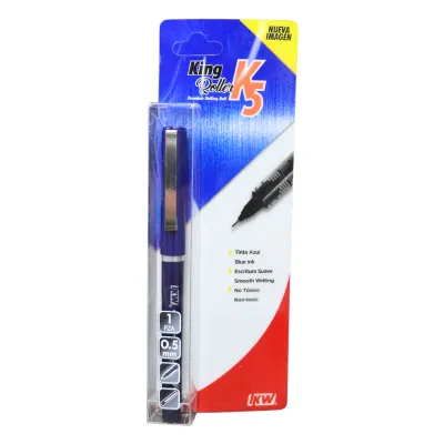 [17502005169100] BOLIGRAFO 0.5MM AZUL IKW ROLLER K5 910