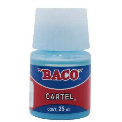 [7501174991123] PINTURA CARTEL BACO 25ML (AZUL PASTEL 84)
