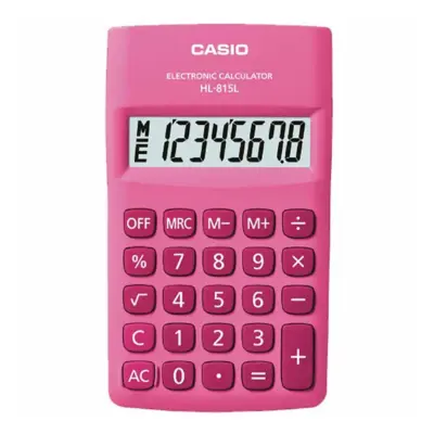 [4549526617355] CALCULADORA CASIO 8 DIG. ROSA HL-815L