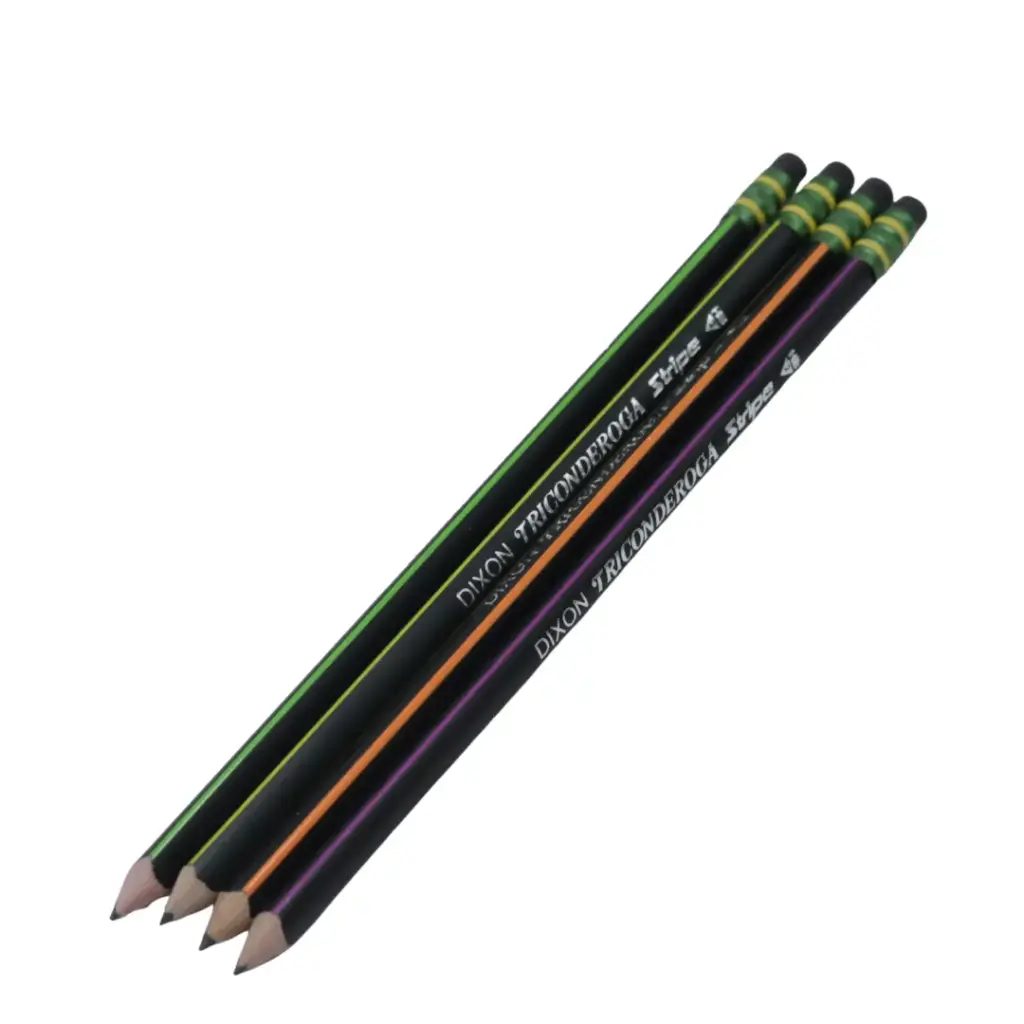 MKIT LAPIZ 2HB TICONDEROGA STRIPE C4