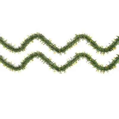 [7501012128766] NAVI ESCARCHA BOA VERDE PINO C/GOTAS ORO 20M 533903