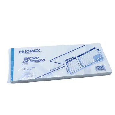 [7502290000140] RECIBO DINERO 50H PAIOMEX